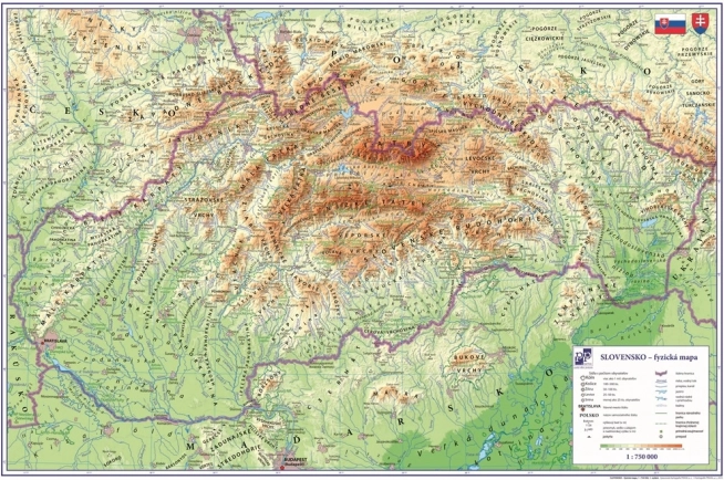 Podloga za stol Slovensko 60x40 cm