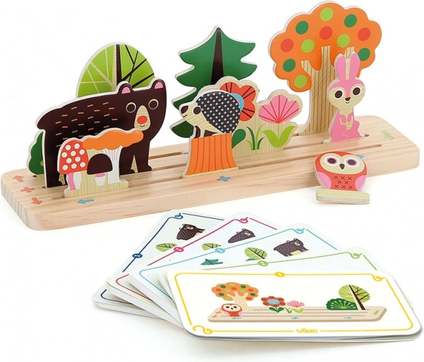 Vilac Wooden Logical Game Build It Right Forest