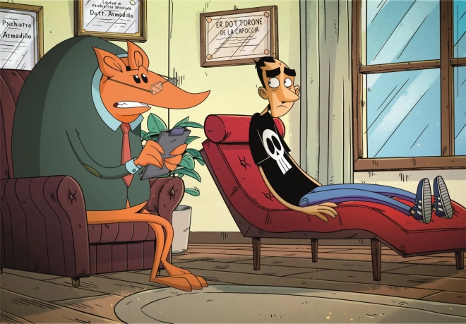 Puzzle CLEMENTONI Netflix Ce monde ne me fera pas tomber Zerocalcare 1000 pièces