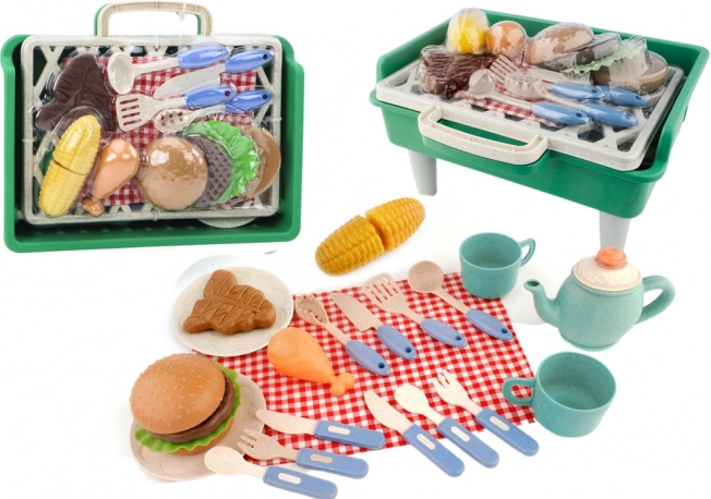 Kinderbarbecue set met accessoires