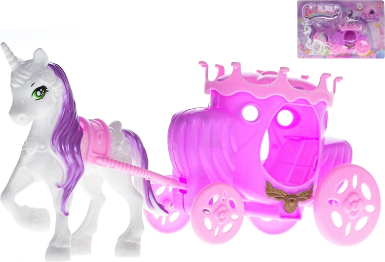 Unicorno con carrozza – giocattolo magico per bambini