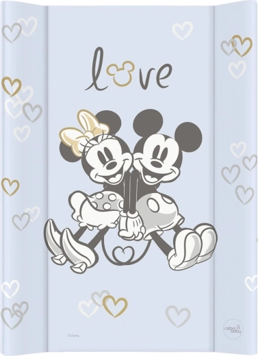 Ceba Baby přebalovací podložka s pevnou deskou Comfort 50 × 70 Disney Minnie & Mickey modrá