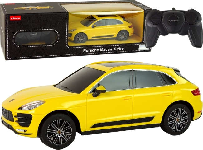 Auto RC Porsche Macan Turbo 1:24 Rastar – gialla