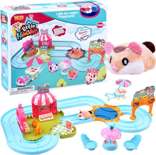 Interactive Track with Hamster – Ice Cream Shop with Accessories
