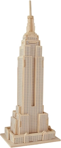 Houten 3D-puzzel Empire State Building