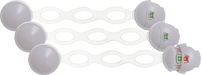 Dreambaby lucchetto di sicurezza universale per bambini Ezy-Check, 3 pz