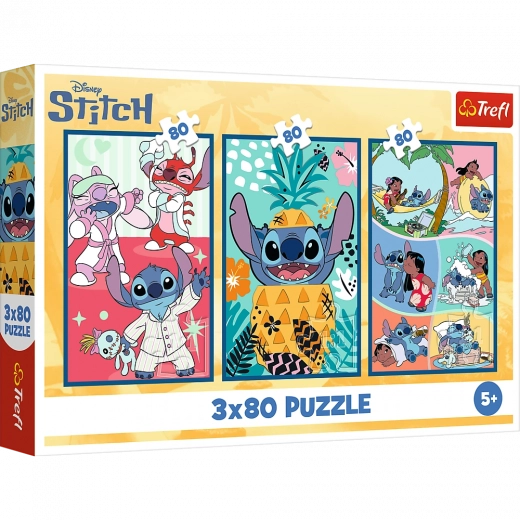 Uganka Lilo & Stitch: Tri Uganke v Enem - Stitch 3x80 Kosov