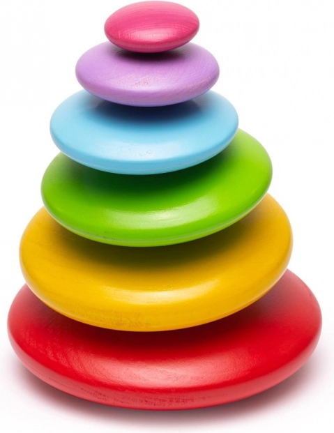 Balansirajući drveni obluci u boji