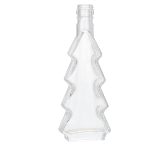 Staklena boca u obliku božićnog drvca 200 ml