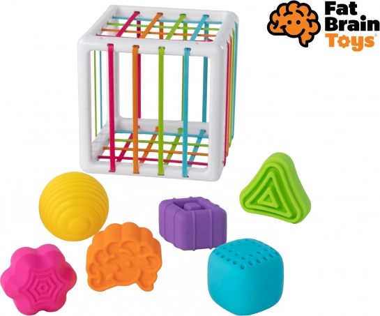 Fat Brain gitter-indsætningslegetøj InnyBin