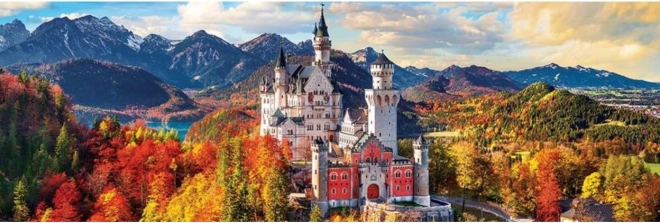 Panoramische puzzel kasteel Neuschwanstein, Duitsland 1000 stukjes