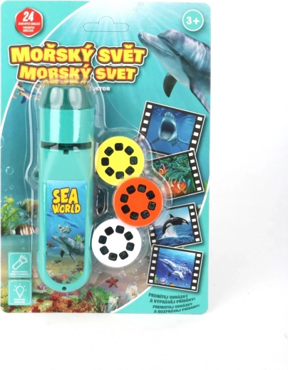 Flashlight and Projector of Sea Animals for Kids