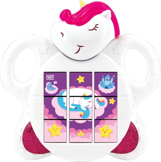 Interactieve schuifpuzzel Eenhoorn met geluiden