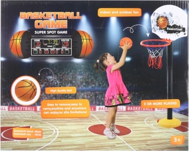 Kids’ basketball hoop 93 cm with ball