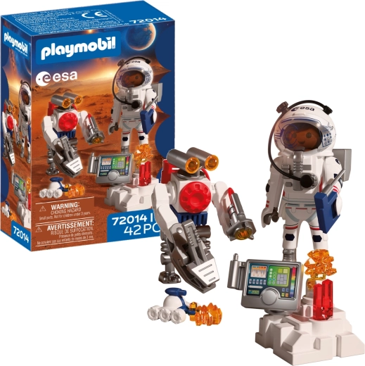 Playmobil ESA-astronaut og robot med tilbehørssæt, 42 dele