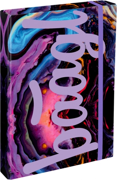 Teczki na zeszyty szkolne A4 Jumbo Marble BAAGL