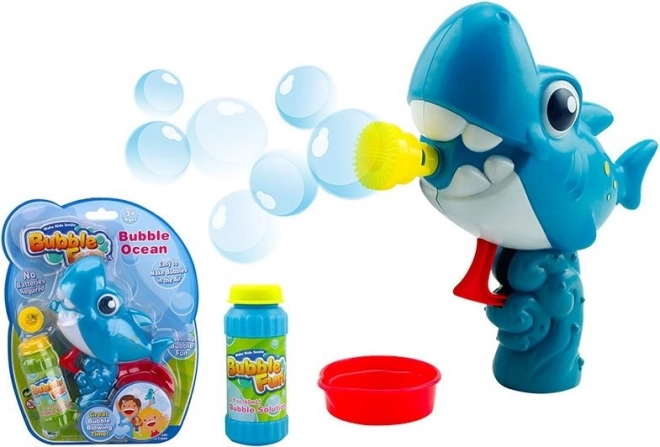 SPARKYS Pistolet à bulles Bubble Fun Requin avec recharge