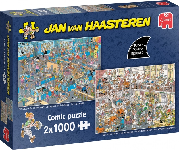 Puzzle Renovation and DIY Shop 2x1000 Pieces