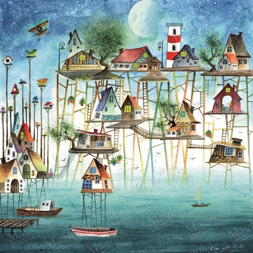 Puzzle Pier City 1023 pieces MAGNOLIA