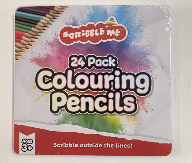 Colored Pencils in a Tin Box 24 pcs