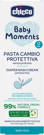 Chicco diaper rash cream with zinc Baby Moments 100 ml