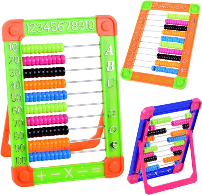 Boulier scolaire en plastique coloré pour enfants