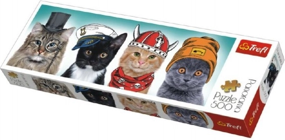 Panoramske sestavljanke TREFL - Mehka ekipa 500 kosov