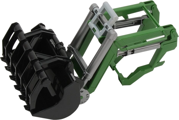 Front loader for John Deere 6920 tractor Bruder green