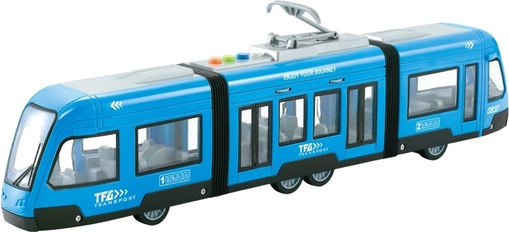 Friction Tram 1:16 Blue