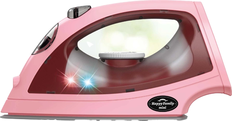 Ferro da stiro giocattolo con vapore ed effetti 21,5 cm