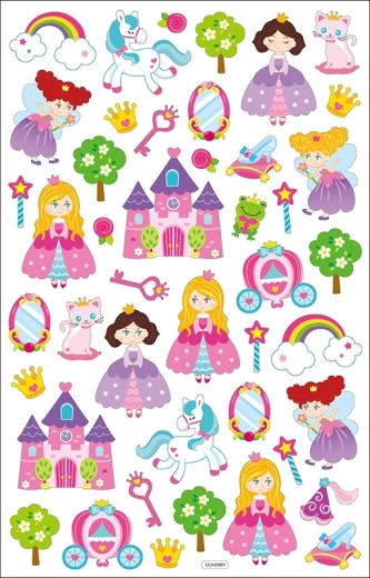 Princess Stickers 35 pcs