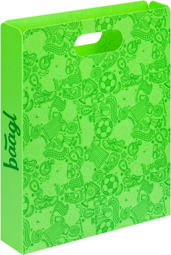 Baagl chemises plastiques pour cahiers scolaires – football