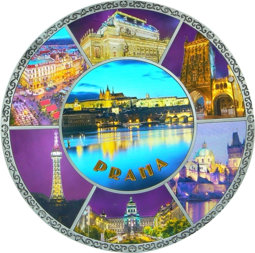 Flyvende tallerken Prag 21 cm