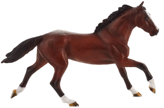 Figura realistica di purosangue inglese