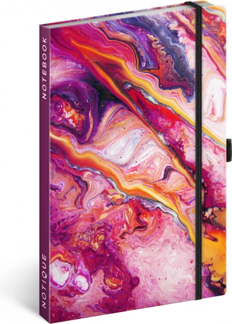 Notique Marble Lined Notebook 13 × 21 cm