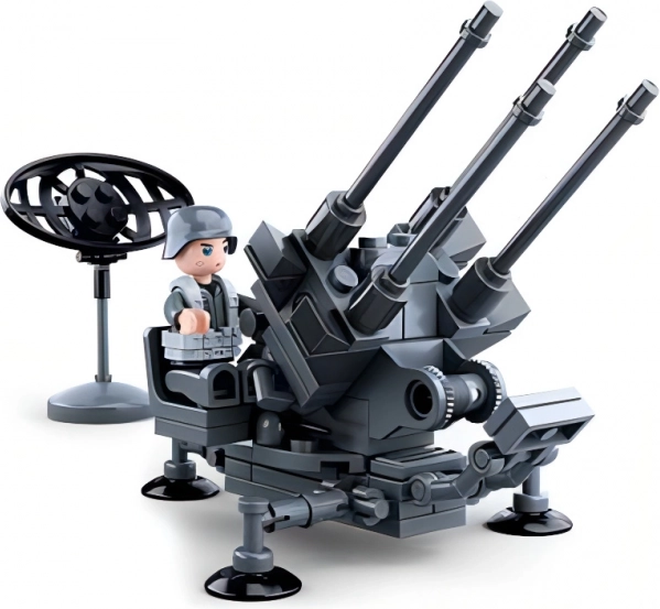 Sluban Army WW2 Anti-Aircraft Gun