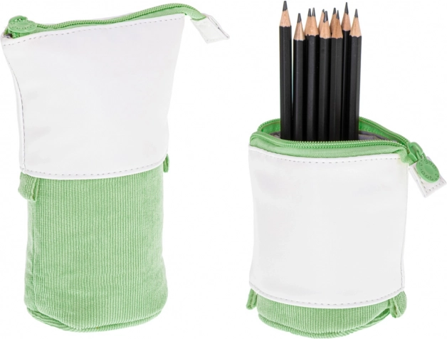 Telescopic School Pencil Case 2-in-1 – Green