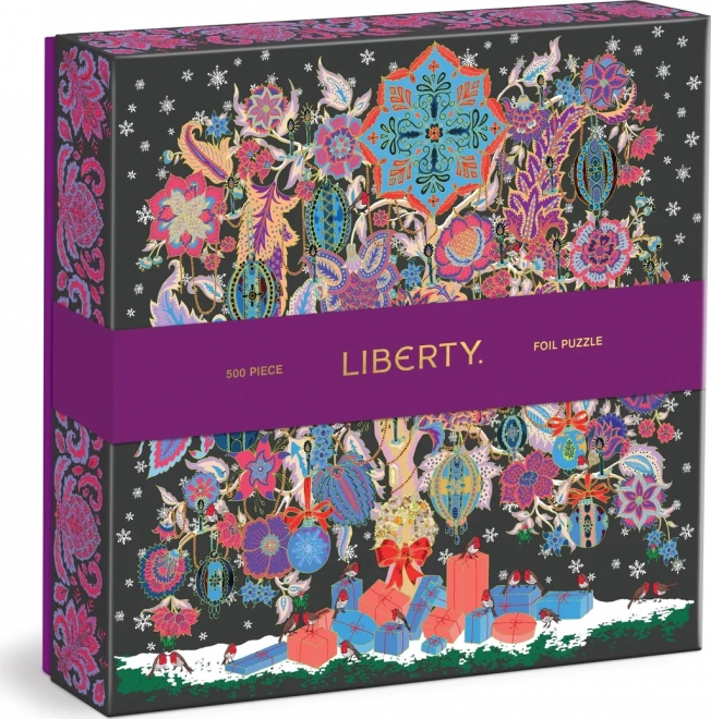 Puzzle quadrato Liberty: albero di Natale della vita 500 pezzi