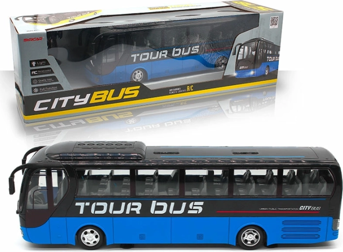 RC autobus Tour Bus modrožltý