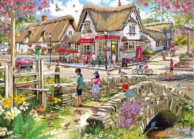 Puzzel Narcissen en eendjes 1000 stukjes GIBSONS