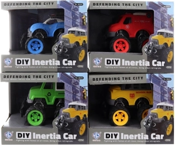 Screwdriver Car with Large Inertia Wheels