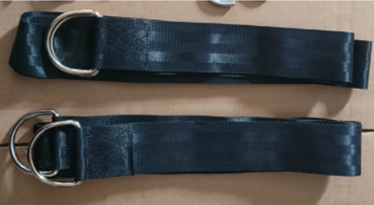 Cinghie di sospensione Sunwaal per poltrone a dondolo, 2 m, set di 2 pezzi con moschettoni