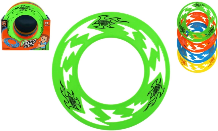 Anello volante in plastica 25 cm – leggero frisbee ad anello per il divertimento all’aperto