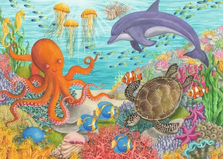 Ocean Friends Puzzle 35 pieces