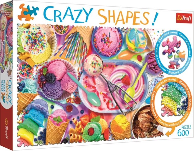 Trefl Crazy Shapes puzzle Sweet Dreams 600 pieces