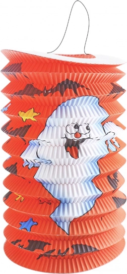 Lanterna di Halloween con fantasma 15 cm