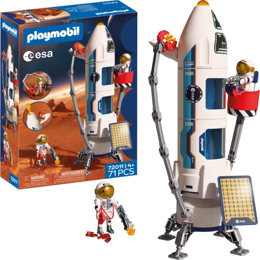 Playmobil ESA verkenningsraket naar Mars met astronauten en accessoires, 71 onderdelen