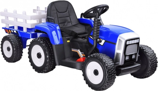 Electric tractor with trailer and remote control – Green