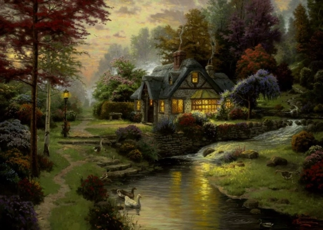 Puzzle House in the Bend 1000 Pieces