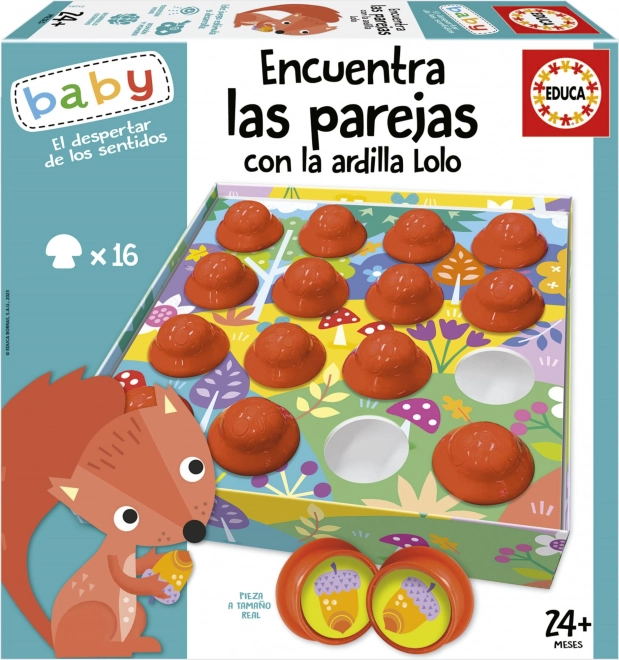 EDUCA Baby Find Pairs with Squirrel Lolo